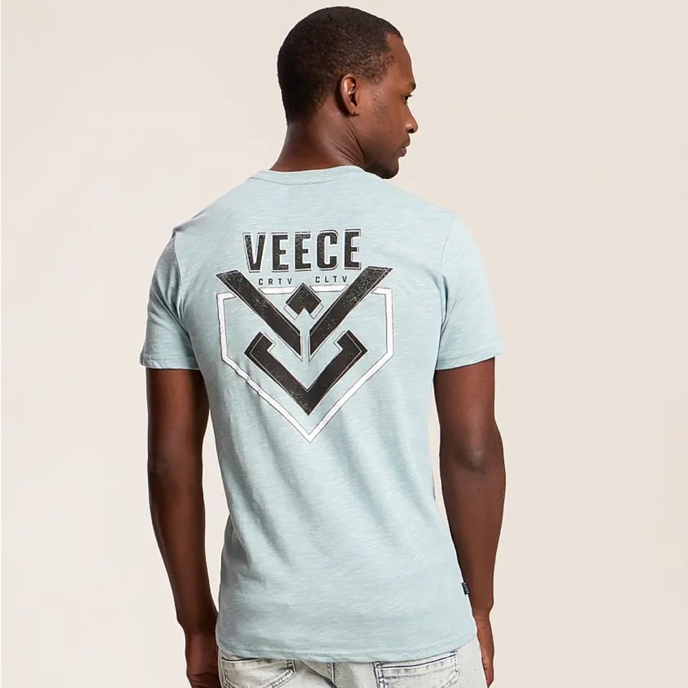 Veece Home Run Blue Logo T-Shirt NWT Size Large